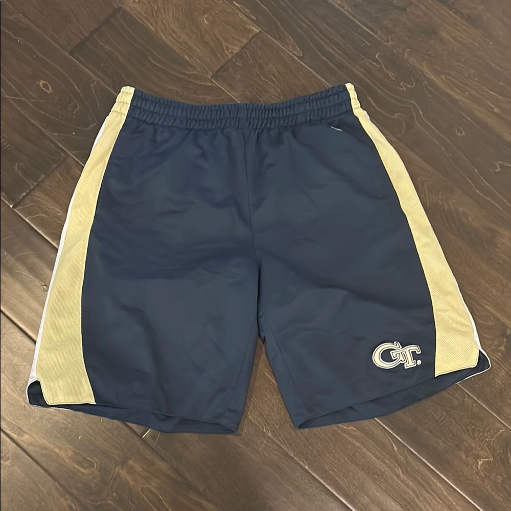 Navy and Gold Georgia Tech Men's Basketball Shorts